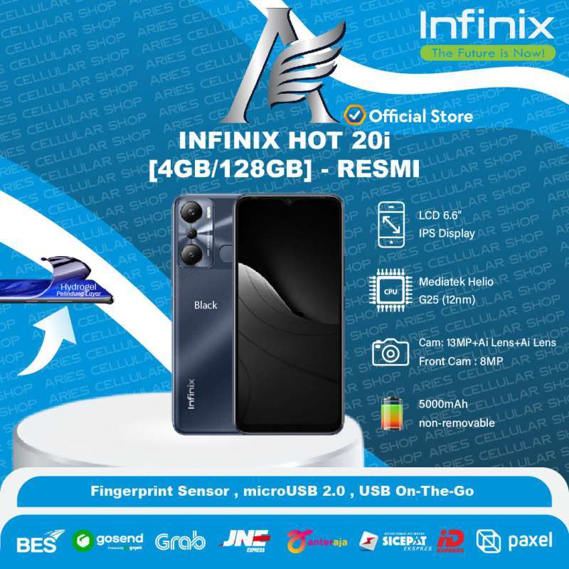 Jual Infinix Hot 20i 4/128 GB Garansi Resmi di Seller ACS Official ...
