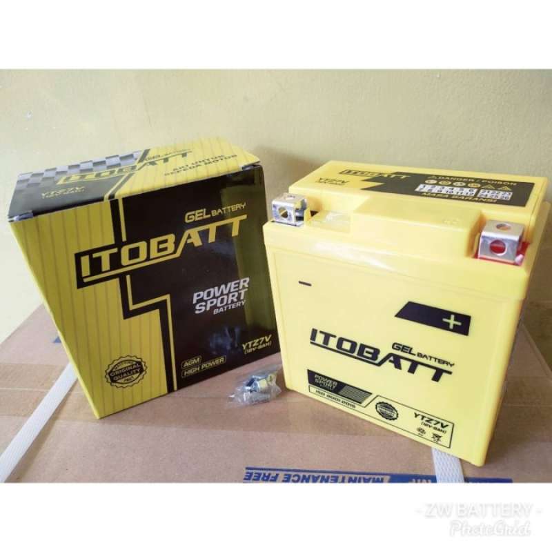 Jual Aki Motor Nmax, Aerox, Lexi Ytz7v / Gtz7v Aki Kering Mf Di Seller