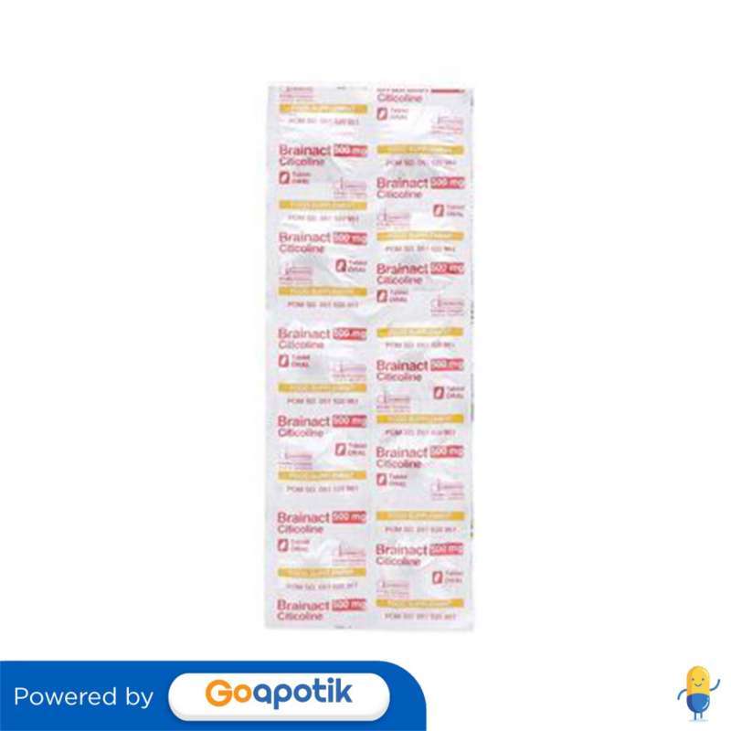 Brainact 500 Mg Citicoline 1 Strip Lengkap Harga Terbaru Mei 2024 | Blibli
