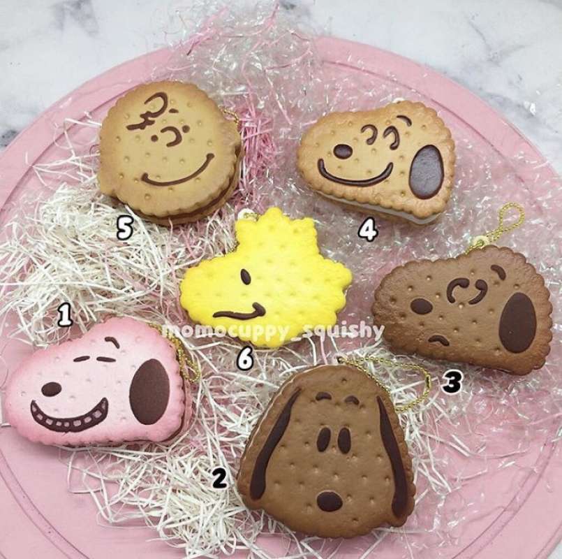Promo Squishy Licensed Snoopy Biscuit By Peanuts (Ori Japan) Diskon 23% ...
