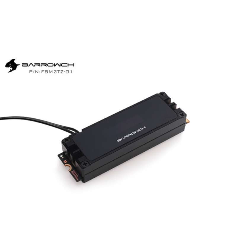 Promo BARROWCH NVME M.2 SSD Heatsink Digital OLED Temperature Display ...