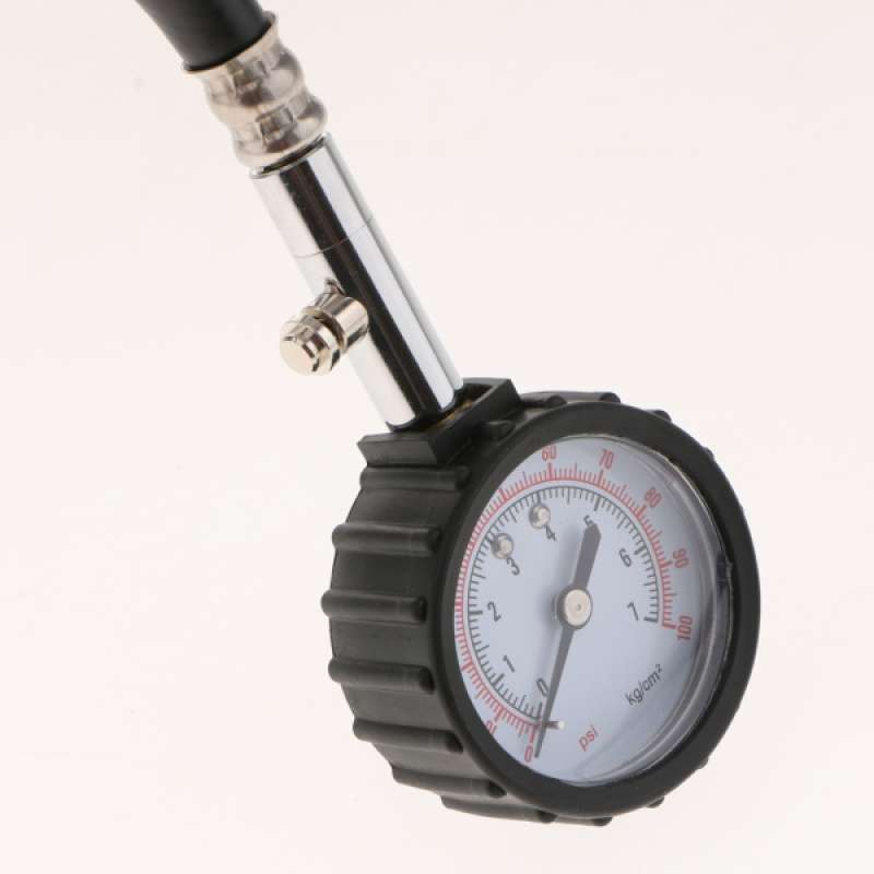 Jual Auto Motor Car Truck Bike Tyre Tire Air Pressure Gauge Dial Meter ...