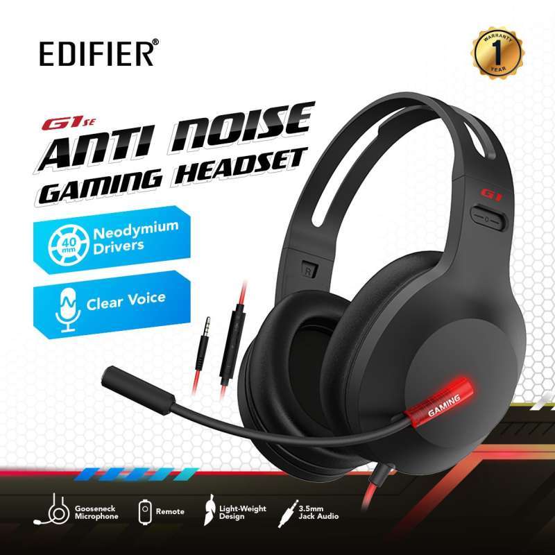 Jual Edifier G1 SE Black - Gaming Headset Surround Sound