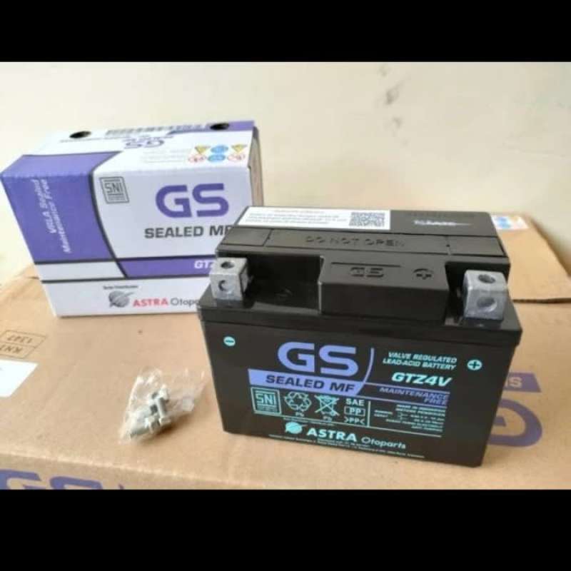 Promo Premium AKI YAMAHA GS ASTRA GTZ4V MF 12V MIO-J/R-15/ BYSON/SOUL