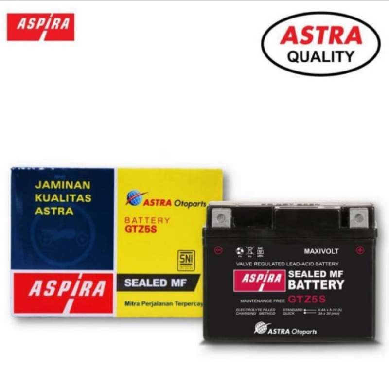 Promo AKI MOTOR YAMAHA VIXION X-RIDE BYSON R15 X-TRA BATTERY GTZ5S MF