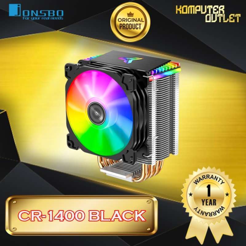Jual JONSBO CR1400 CPU COOLER TOWER / HSF CR1400 BLACK di Seller