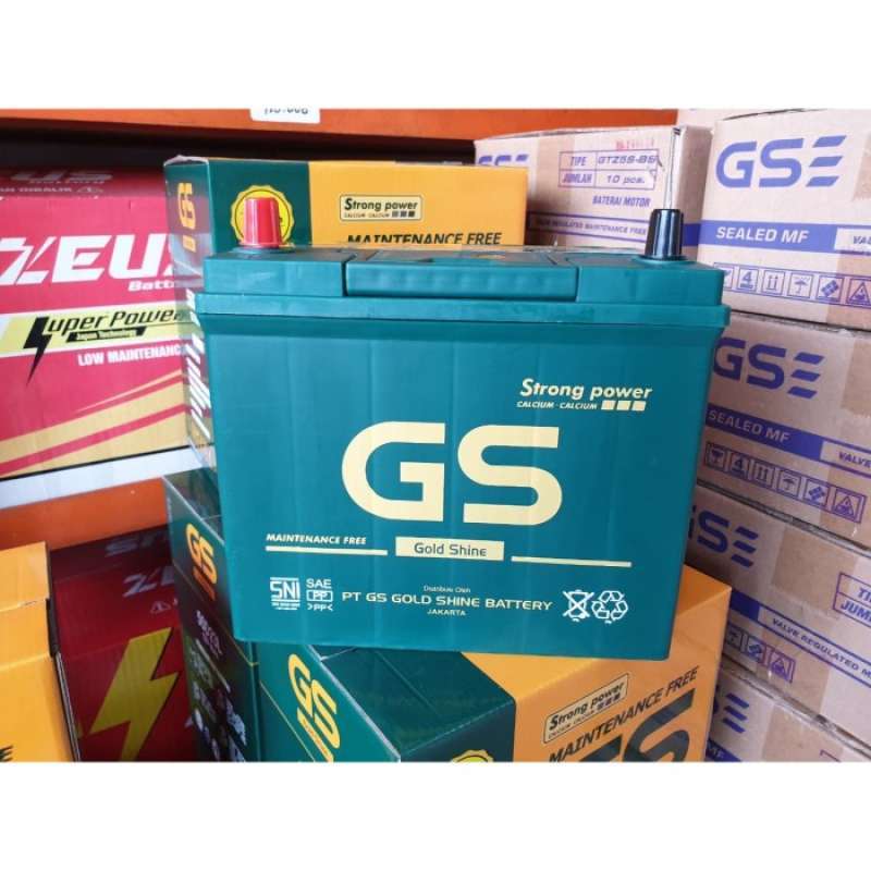 Jual Aki Nissan Xtrail / Serena / Camry / Mirage - GS GOLDSHINE 55D23L