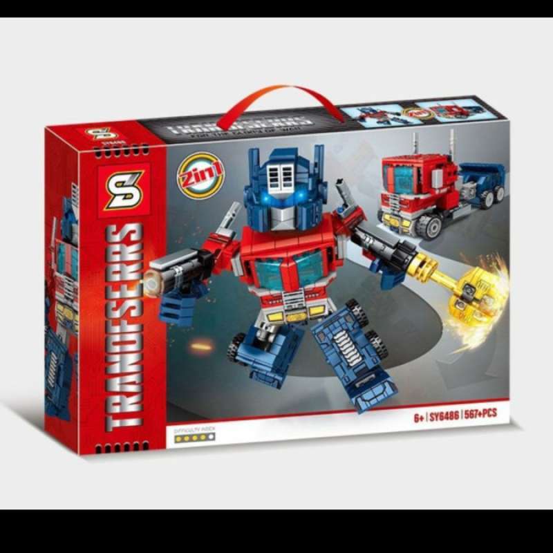 Jual Lego Bricks 2 in 1 Transformer Sy6486 di Seller REGANS STORE ...
