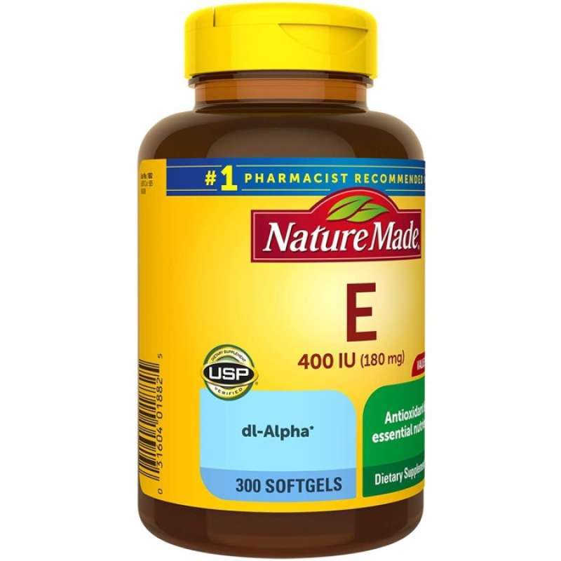 Promo NATURE MADE VITAMIN E 400 IU 300 SOFTGELS Diskon 33 di Seller