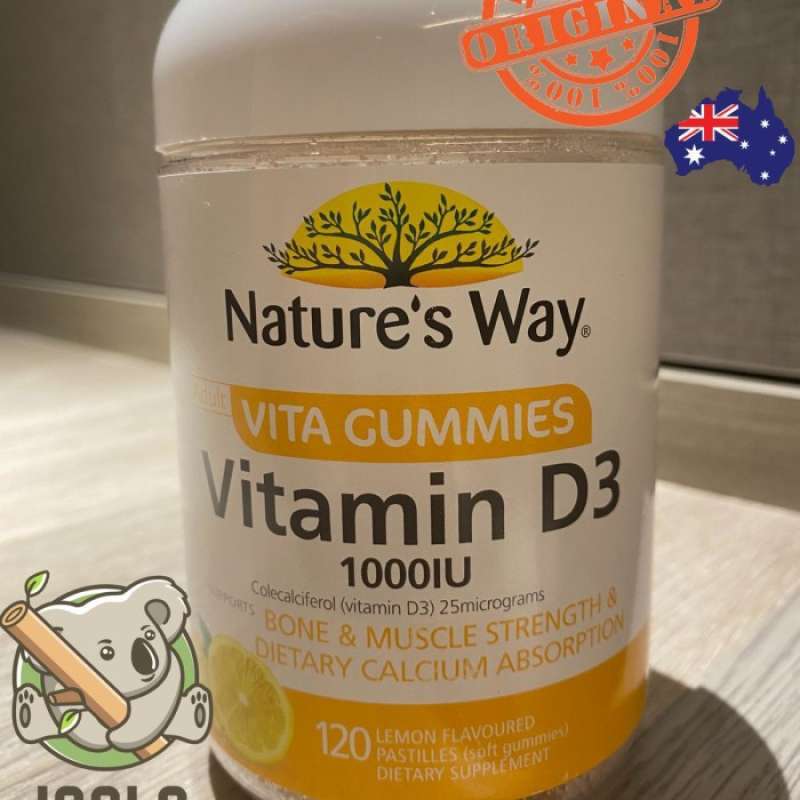 Promo NATURE'S WAY VITA GUMMIES VITAMIN D3 120 PACK Diskon 33 di Seller Nur Nur Toko Tegal