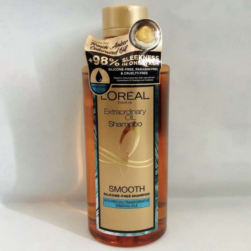 Jual Loreal Paris Extraordinary Oil Shampoo Smooth 440ml di Seller The