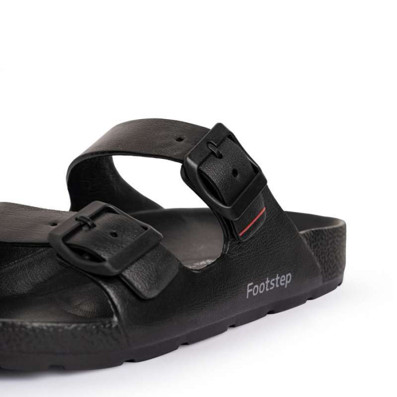 Foot Step Images Color:red Promo Sandal Pria Slide Footstep Footwear - Bona Black Red - 40 - 44 ...
