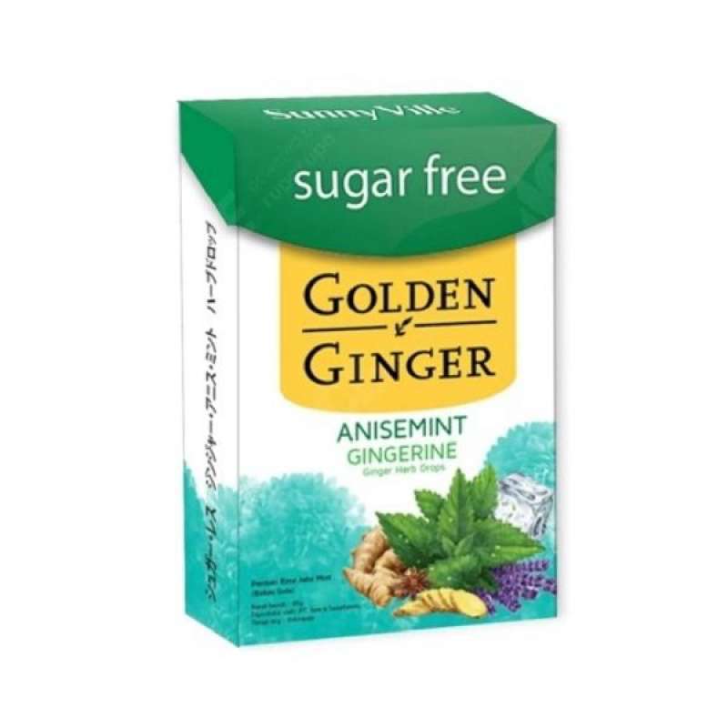 Promo GOLDEN GINGER SUGAR FREE ANISEMINT 45 GR Diskon 6 di Seller Padi