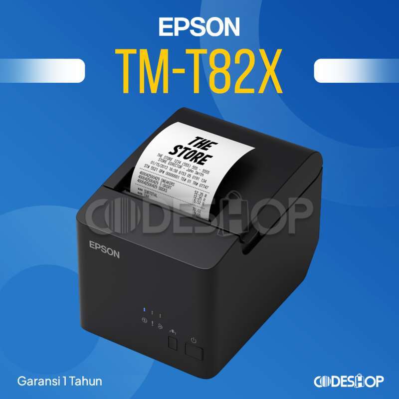 Jual Printer Thermal Epson TMT 82 X LAN Printer Struk Kasir 80mm LAN