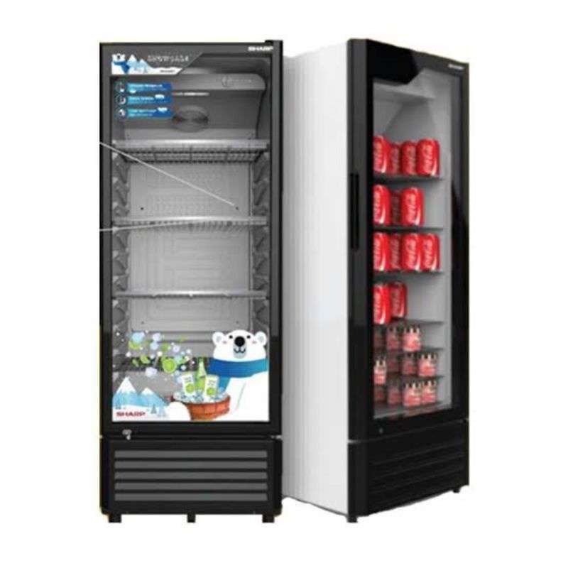 Jual SHOWCASE SHARP SCH 250 FS Kulkas Minuman 4 rak di Seller ...