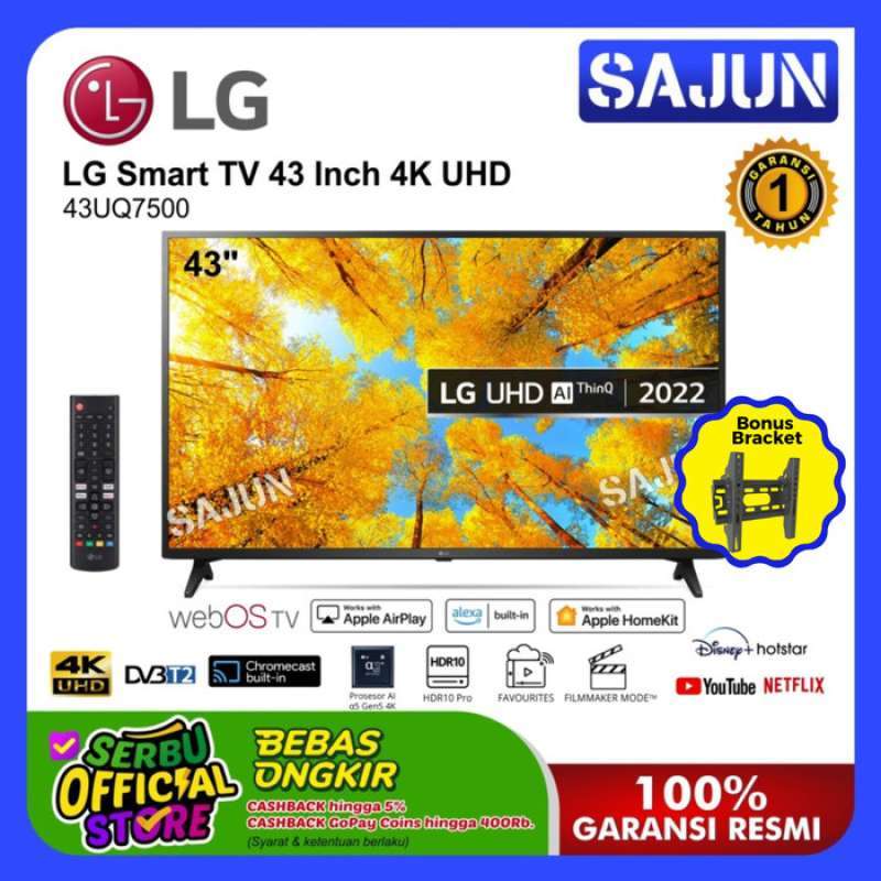 Jual Lg Led Tv 43Uq7500Psf Uhd Smart Tv 43Uq7500 4K Tv 43Uq75 di Seller