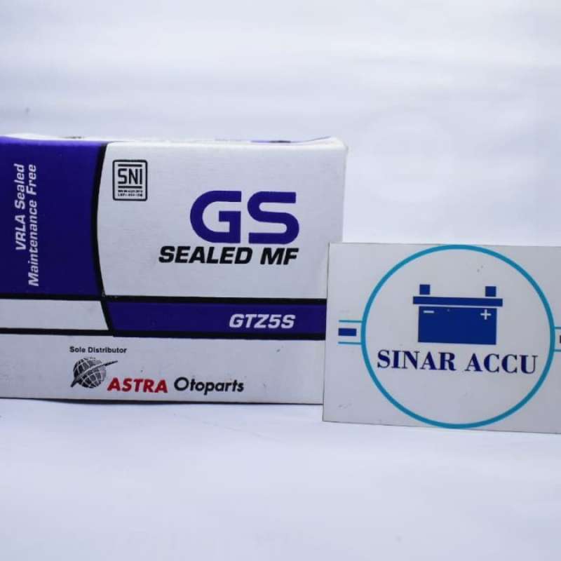 Promo AKI MOTOR HONDA VARIO 110 GTZ5S GS ASTRA ORI ACCU KERING Diskon