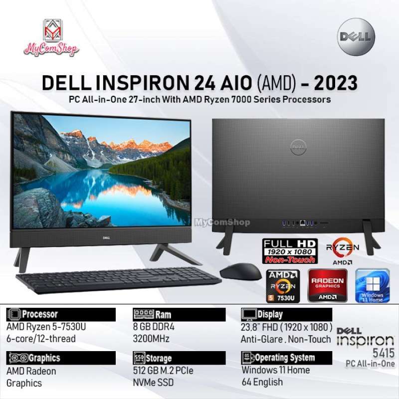 16Go RAM Mémoire Dell Inspiron 24 (5415) (All-In-One) (DDR4-25600 (PC4-3200