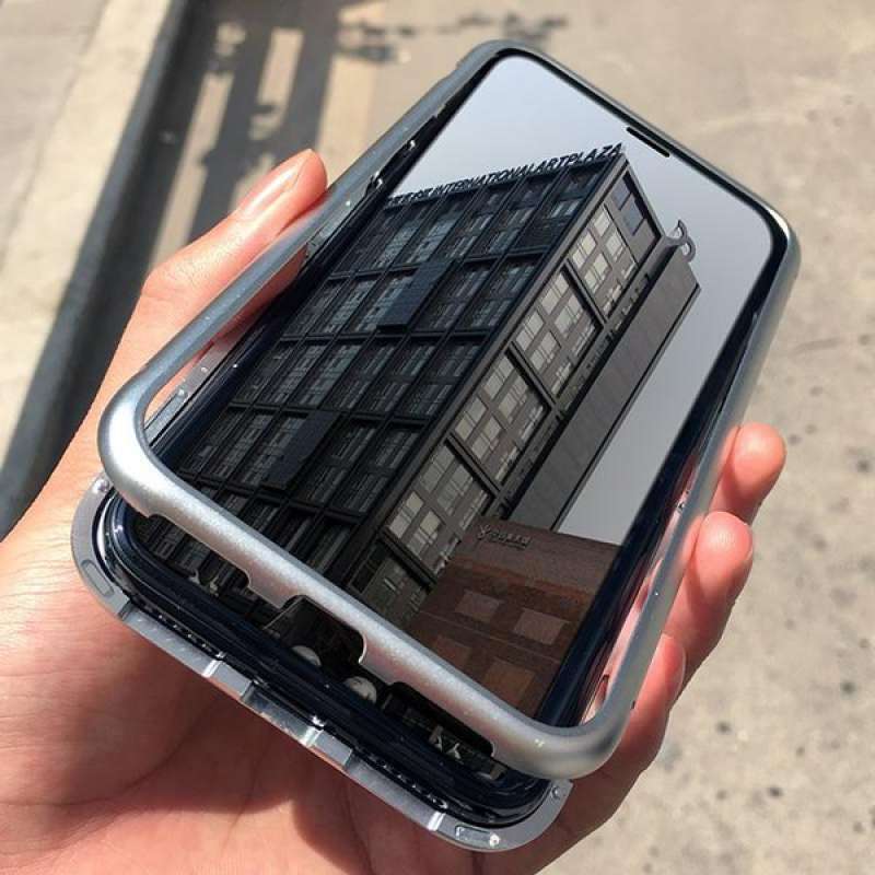 â Vivo V20 Double Side Glass Magnetic Case Metal Cover