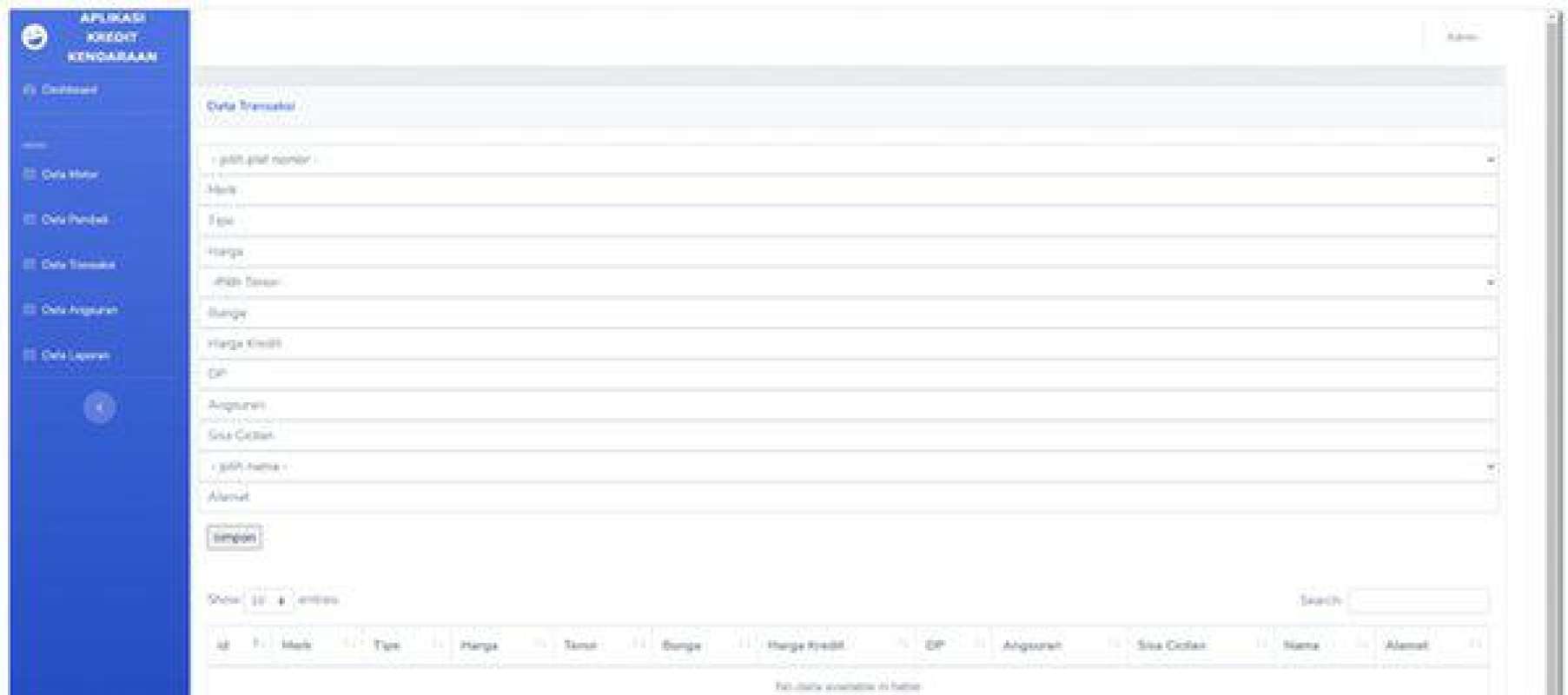 Jual Source Code Aplikasi Kredit Kendaraan Berbasis Web Php Di Seller P ...