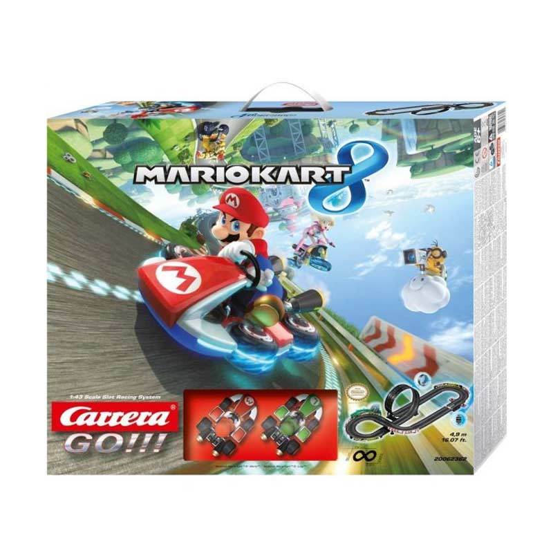 Jual Carrera CR62362 GO Set Nintendo Mario Kart 8 Race Track Diecast di