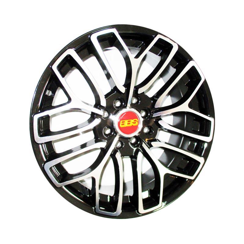 Jual Replika BBS REX Velg  Mobil  Black Polish 16 Inch 