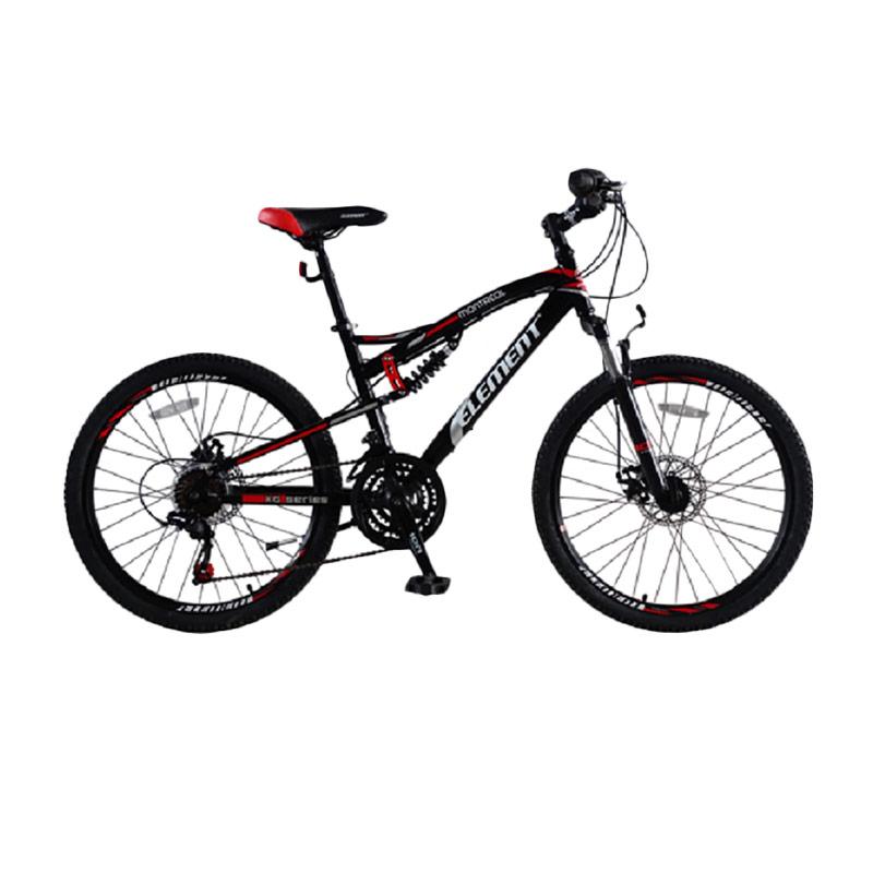 Jual Element Montreal Sepeda Gunung Hitam Merah 24 Inch Jual Element Montreal Sepeda Gunung Hitam Merah 24 Inch