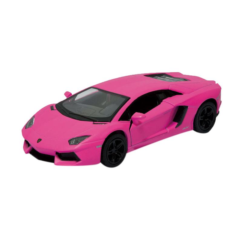 Jual Kinsmart Lamborghini Aventador Diecast - Pink Online 