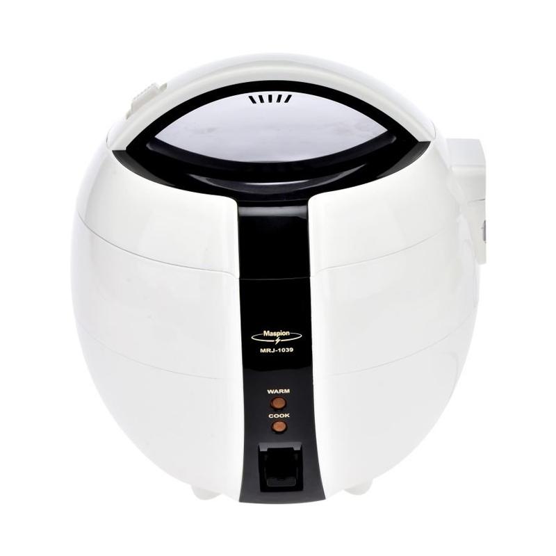 jual maspion mrj 1039 magicom rice cooker white black 1 jual maspion mrj 1039 magicom rice cooker white black 1