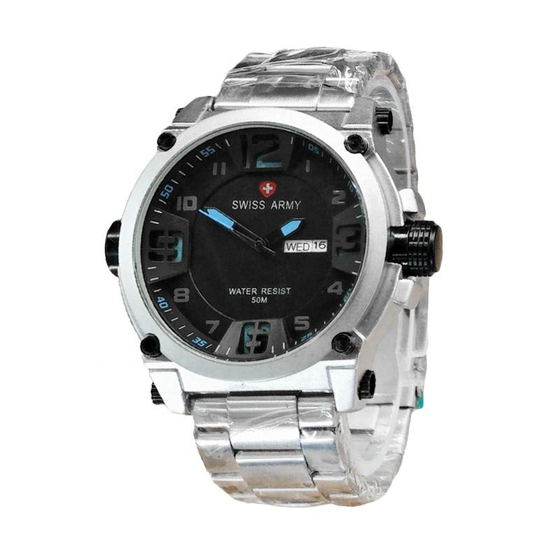 jual swiss army sa7169 sr jam tangan pria silver jual swiss army sa7169 sr jam tangan pria silver