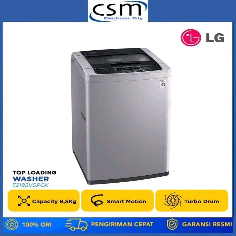 Promo LG T2185VSPCK Mesin Cuci Top Loading Smart Inverter w Turbo Drum