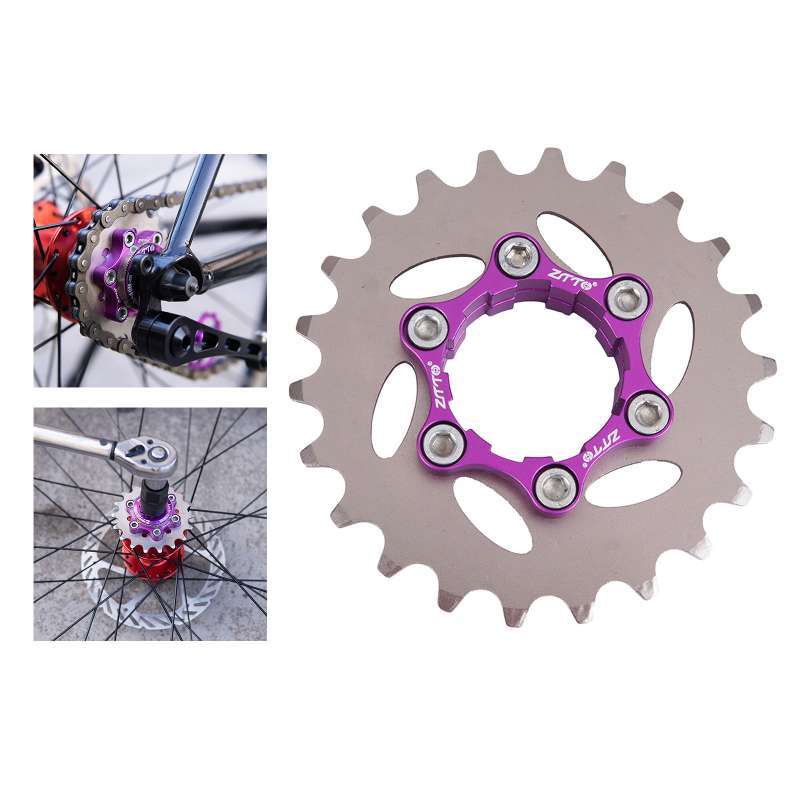 Promo MTB Single 1 Speed Cassette Cog Fixed Gear Conversion Kit for 10