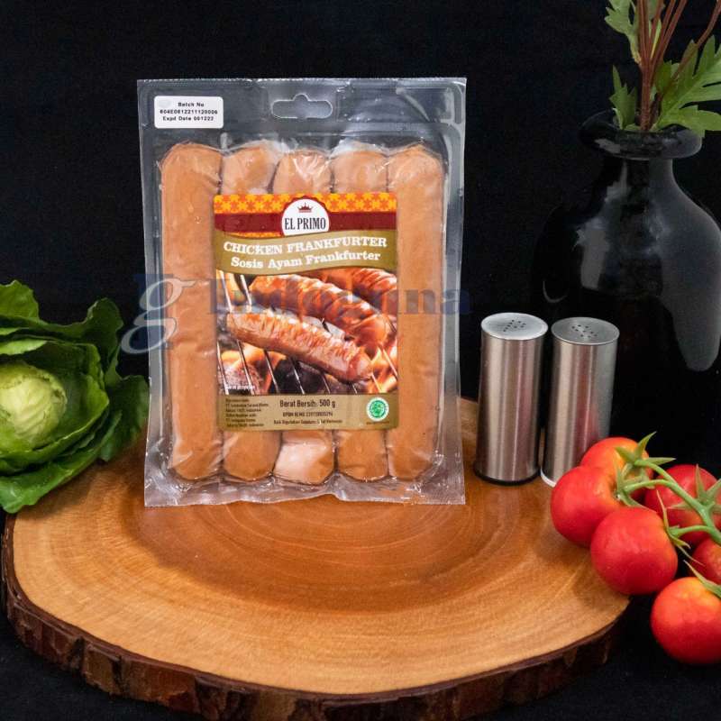 Jual EL PRIMO Sosis Ayam Frankfurter / Chicken Frankfurter Indoguna