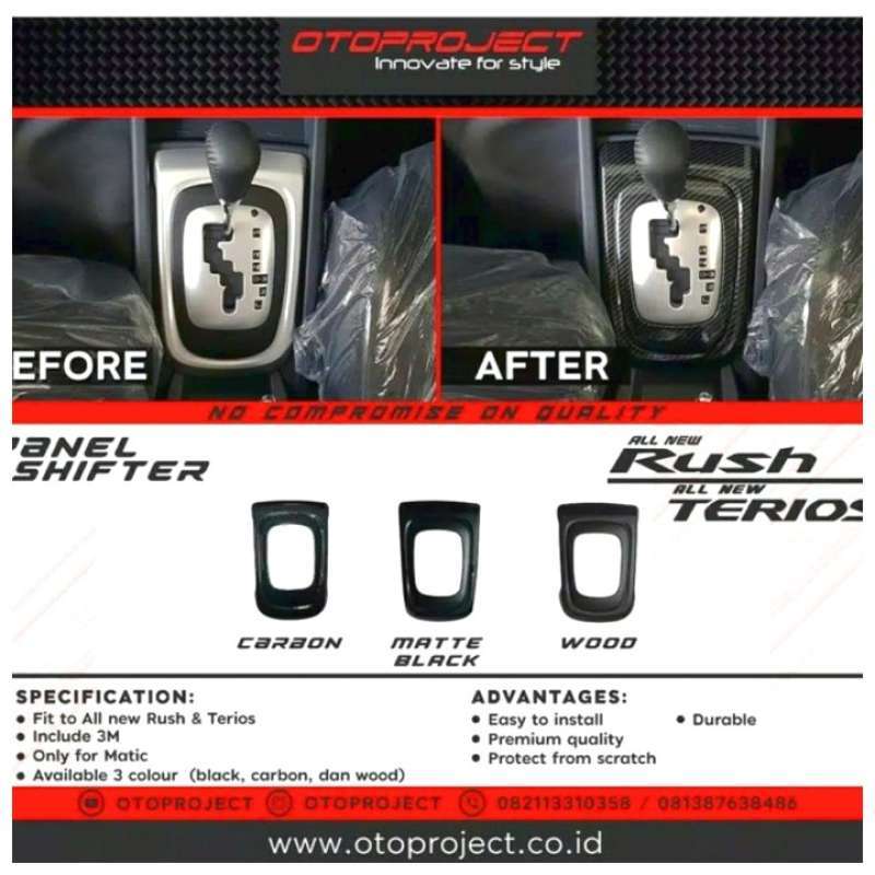 Jual Jual Panel Shifter Transmisi Toyota Rush Daihatsu Terios Motif