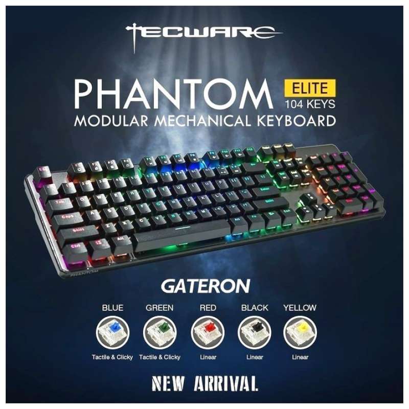 Jual Jual Mechanical Keyboard Tecware / Techware Phantom Elite 104 Rgb