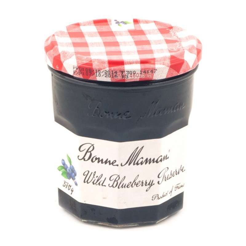 Promo BONNE MAMAN Wild Blueberry Preserve Jam 370gr Selai Buah