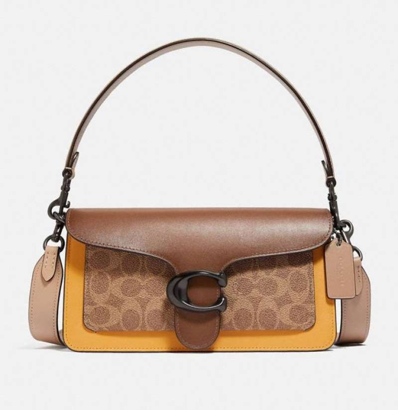 Jual Tas Coach Tabby Shoulder Bag 26 In Colorblock Signature Canvas di