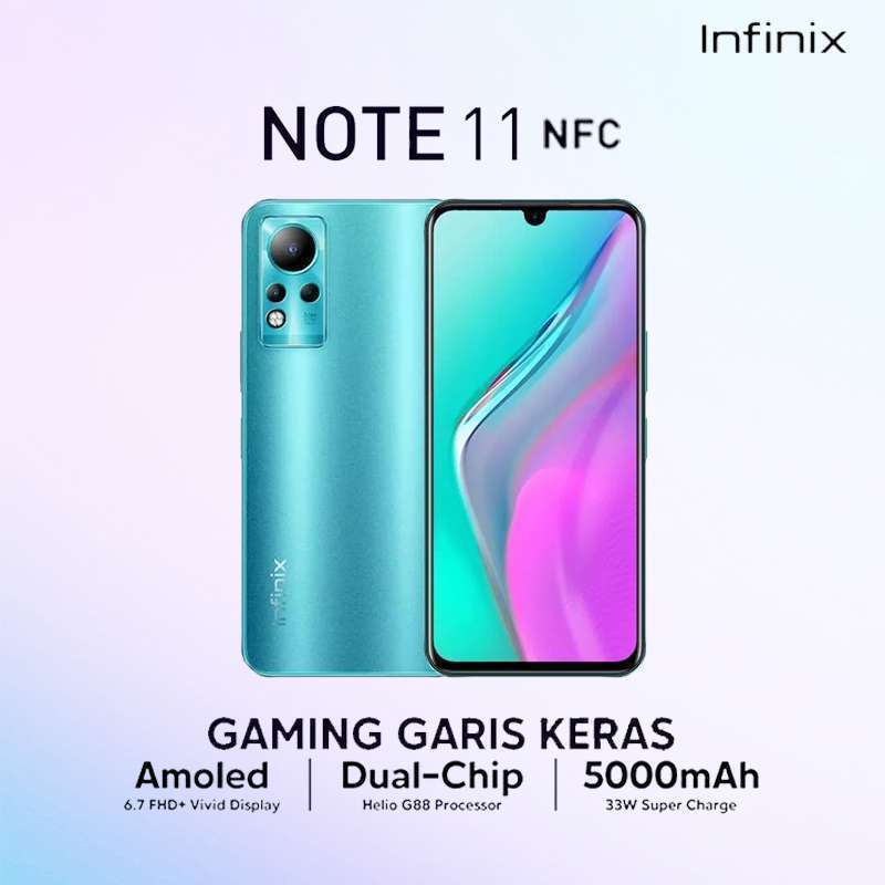 Jual Infinix Note 11 NFC Smartphone [6GB/ 128GB] di Seller Pluto P