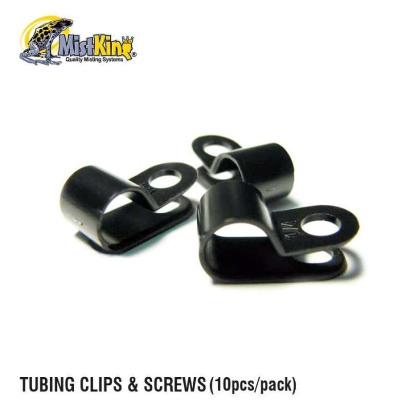 Jual Mistking 10pc Tubing Clip & Screw selang RO Misting Paludarium di