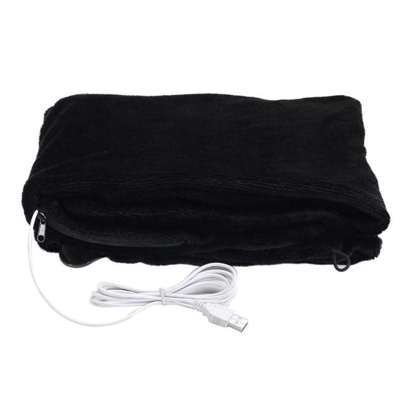 Jual USB Heated Electric Warming Shawl Lap Blanket Heated Throw Blanket