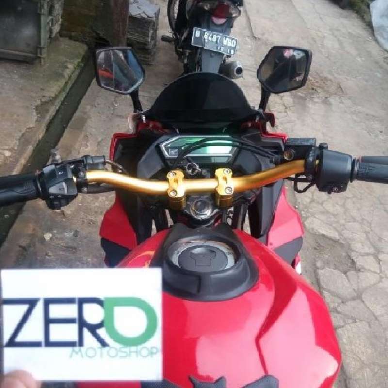 Jual Breket Plus Raiser Stang Lebar Khusus Honda Cbr150r Facelift Di ...