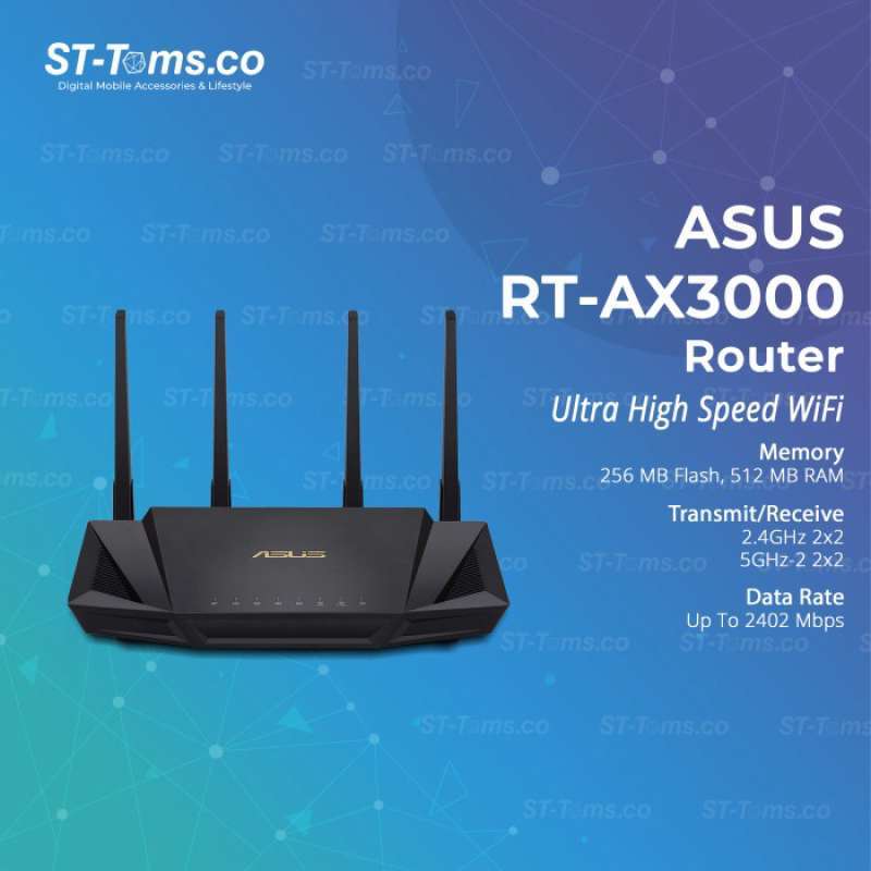 Ax3000 Rputer Jual Asus Rt-ax3000 / Rt Ax3000 Router Gaming Dual Band Gigabit ...