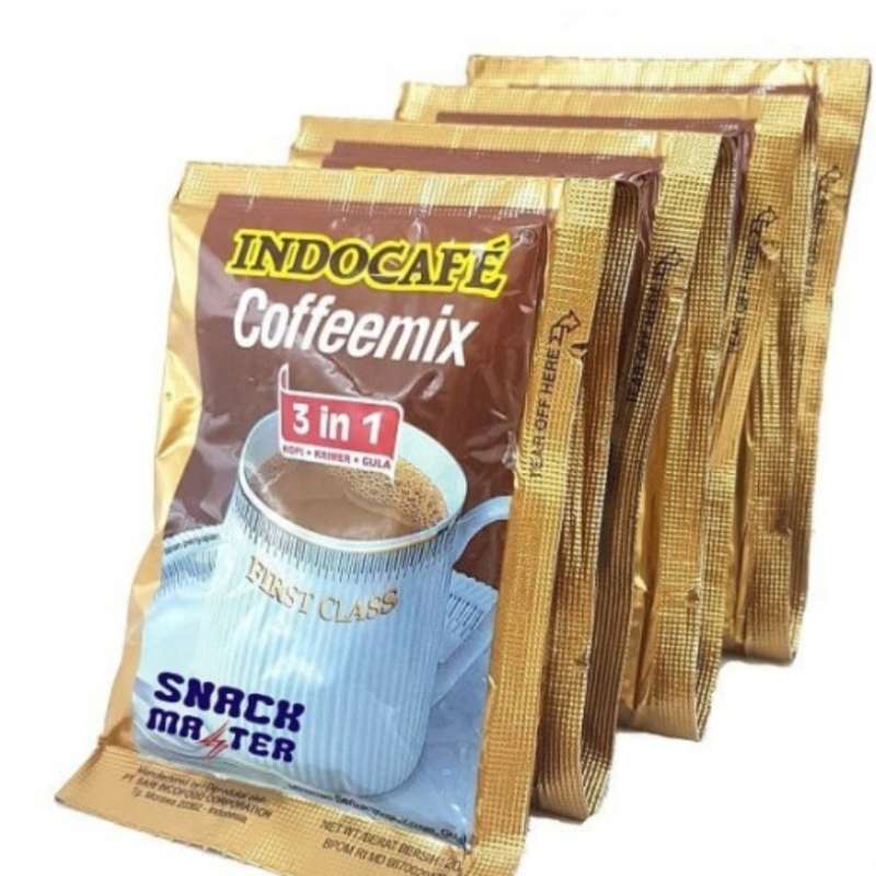 Jual Indocafe Coffeemix Kopi 3 in 1 Komplit 2 sachet/kopi harum /kopi 2