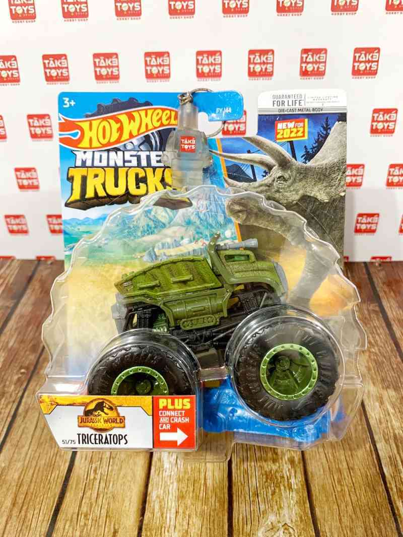 Jual Hot Wheels Monster Trucks Jurassic World Dominion Triceratops di