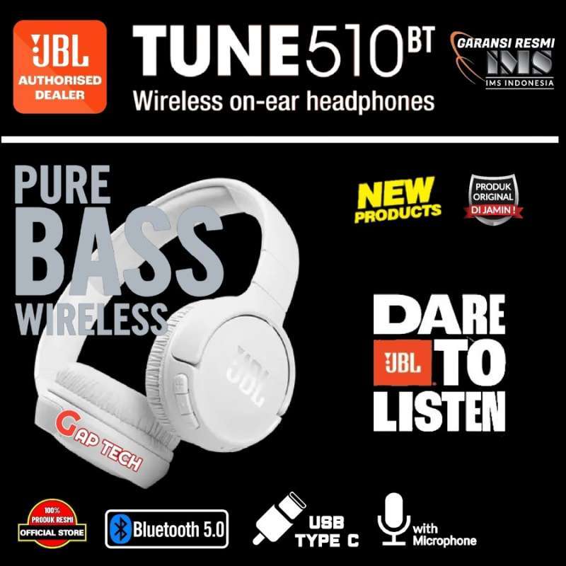 Promo JBL Tune 510BT / T510BT Successor T500BT Wireless OnEar