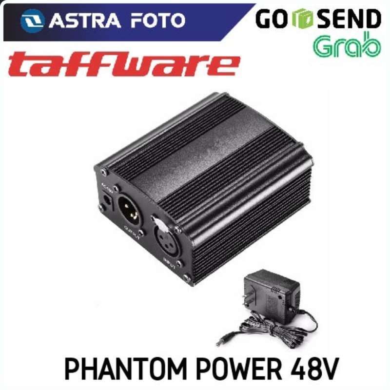 Jual Phantom Power 48V 1 Channel Microphone Power Supply Mic Condenser