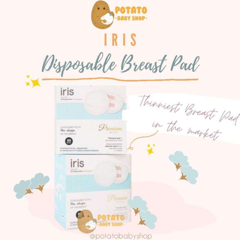 Jual IRIS Disposable Breast Pad Breastpad di Seller Potato Baby