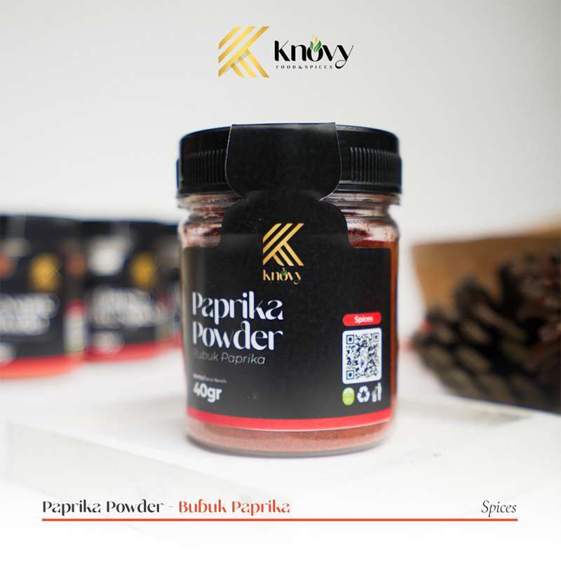 Promo KNOVY Paprika Powder Red Pepper Bubuk Cabai Paprica Merah Kering