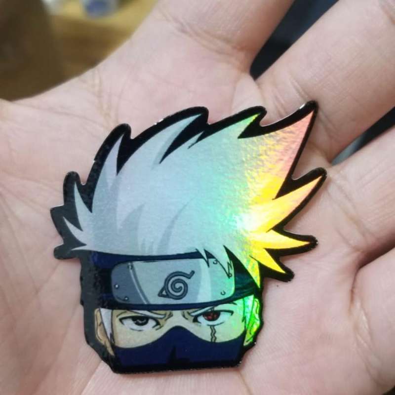 Jual Stiker Hologram Anime , Naruto , Kakashi di Seller