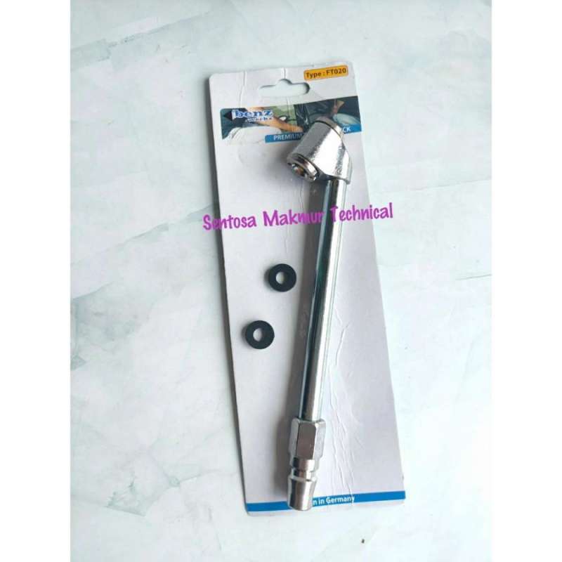 Jual BENZ Tire Chuck Panjang Isi Pengisi Angin Dual Model Kopler Coupler di Seller Sentosa